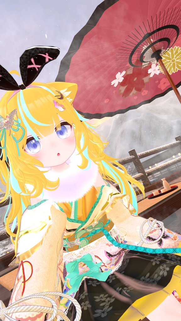 《43アバター対応衣装》桜花宵衣