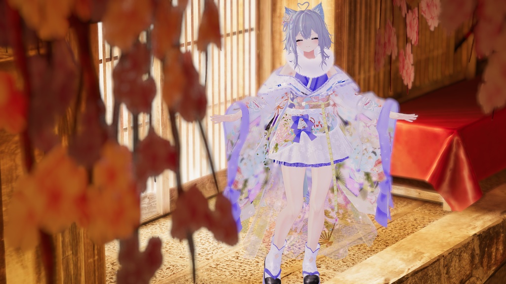 《43アバター対応衣装》桜花宵衣