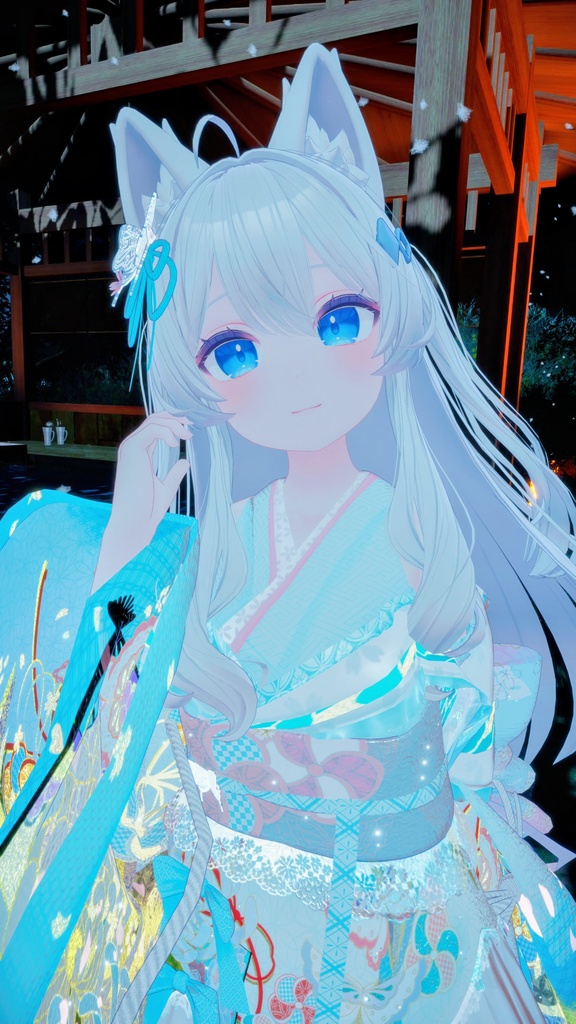 《43アバター対応衣装》桜花宵衣