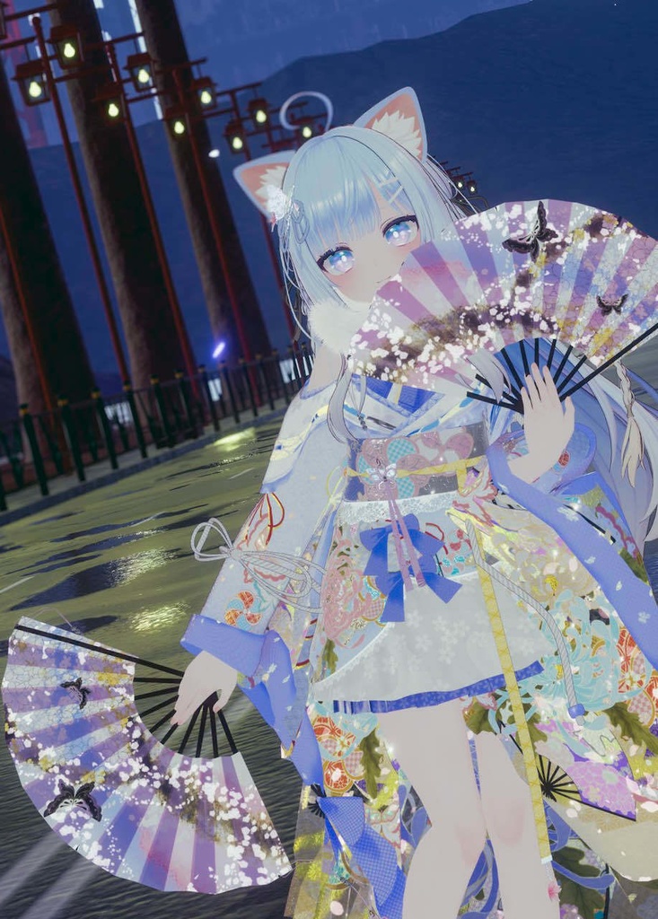 《43アバター対応衣装》桜花宵衣