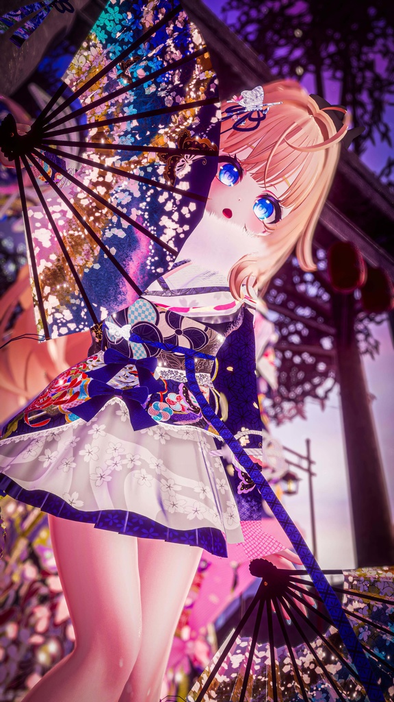 《43アバター対応衣装》桜花宵衣