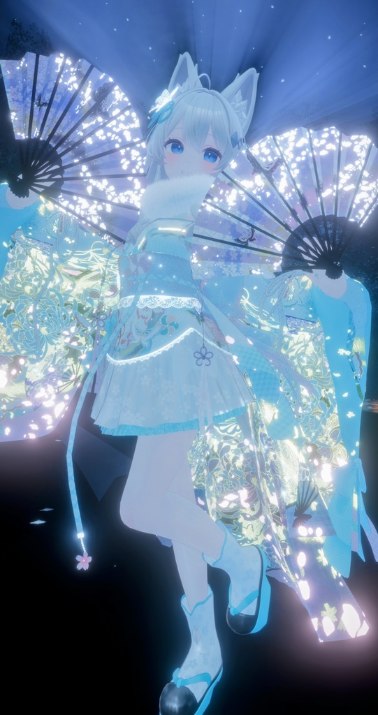 《43アバター対応衣装》桜花宵衣