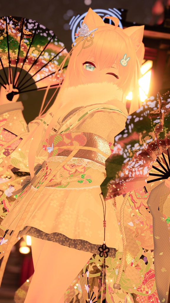 《43アバター対応衣装》桜花宵衣