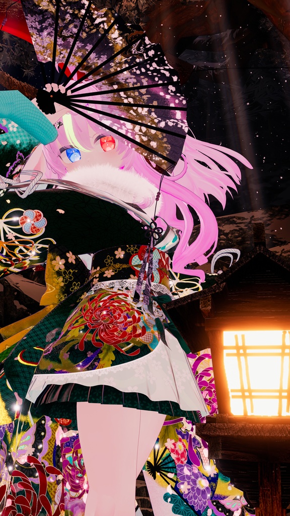 《43アバター対応衣装》桜花宵衣