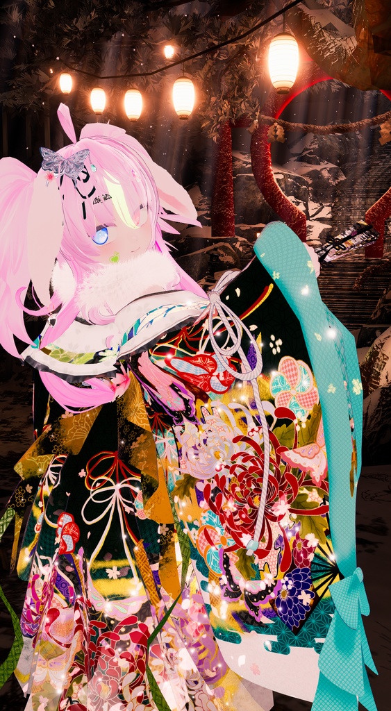 《43アバター対応衣装》桜花宵衣