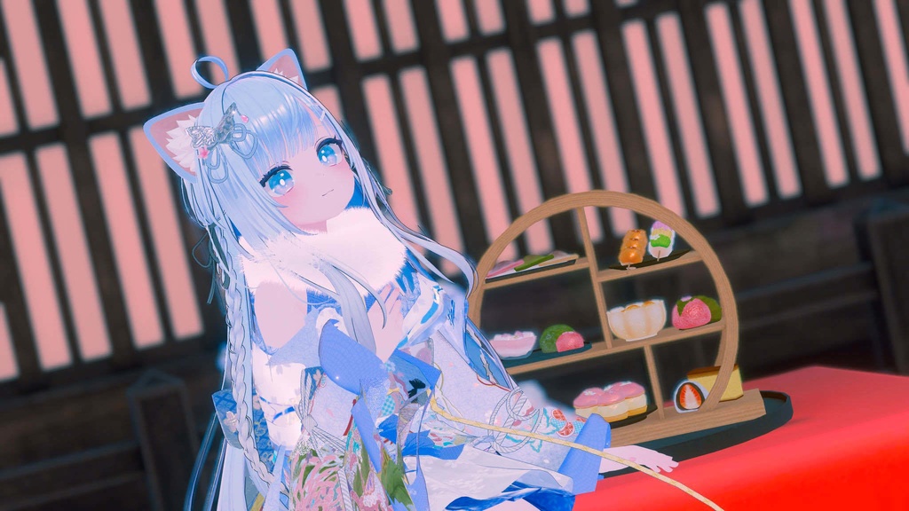 《43アバター対応衣装》桜花宵衣