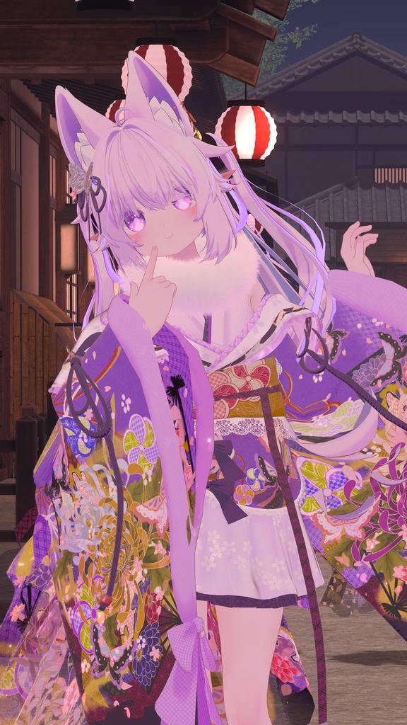 《43アバター対応衣装》桜花宵衣