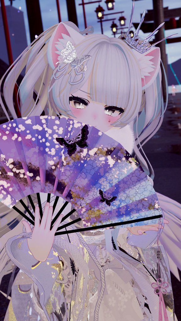 《43アバター対応衣装》桜花宵衣