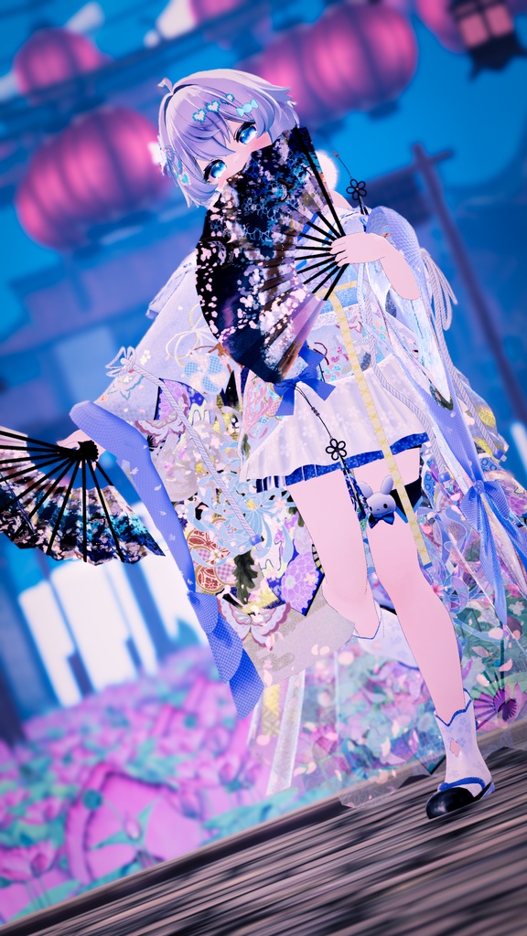 《43アバター対応衣装》桜花宵衣