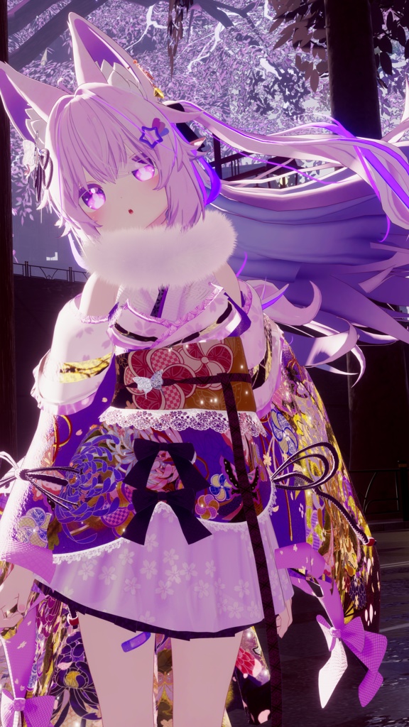 《43アバター対応衣装》桜花宵衣