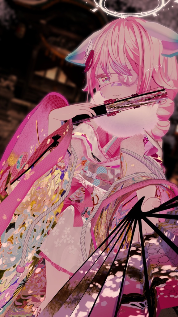 《43アバター対応衣装》桜花宵衣