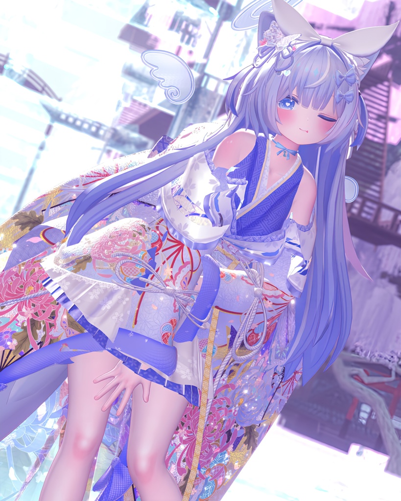 《43アバター対応衣装》桜花宵衣