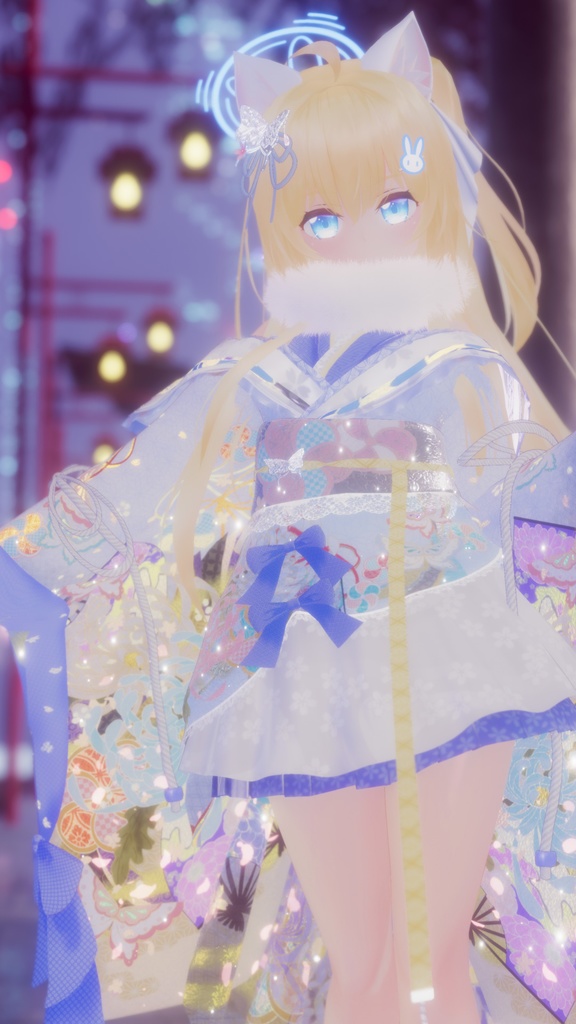 《43アバター対応衣装》桜花宵衣