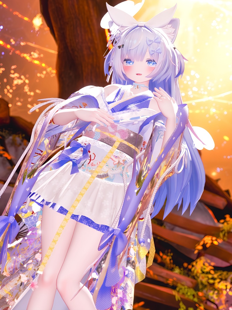 《43アバター対応衣装》桜花宵衣