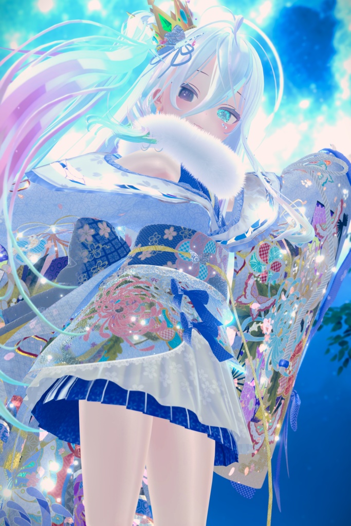 《43アバター対応衣装》桜花宵衣