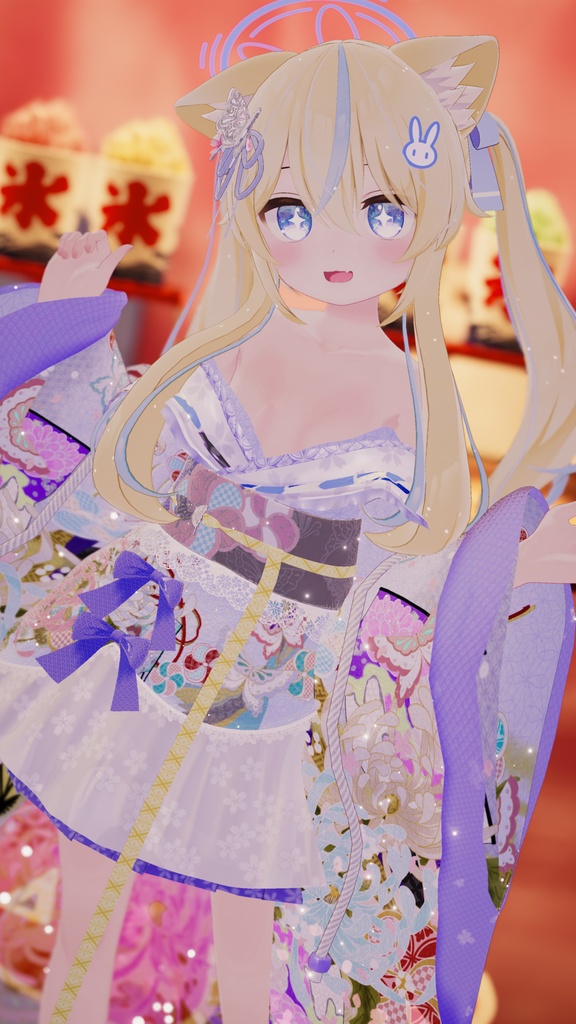 《43アバター対応衣装》桜花宵衣