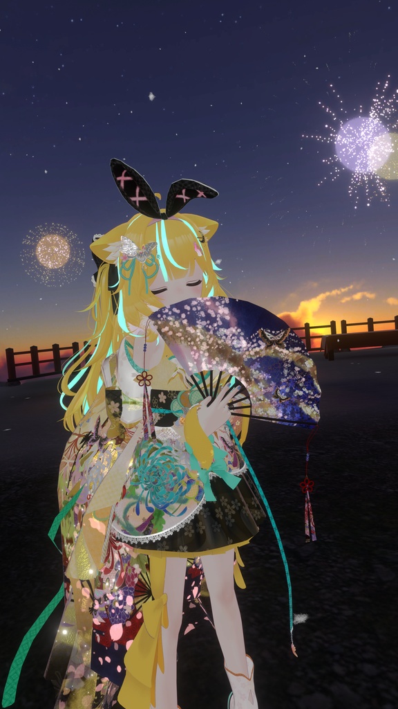 《43アバター対応衣装》桜花宵衣