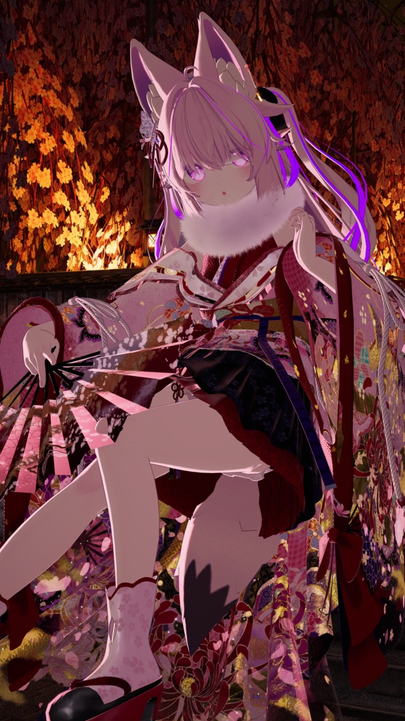 《43アバター対応衣装》桜花宵衣