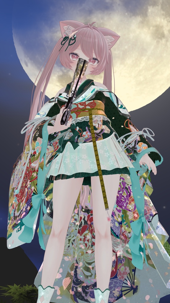 《43アバター対応衣装》桜花宵衣