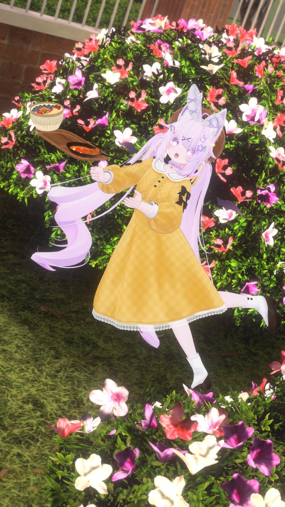 《41アバター対応衣装》ベルチェックワンピース