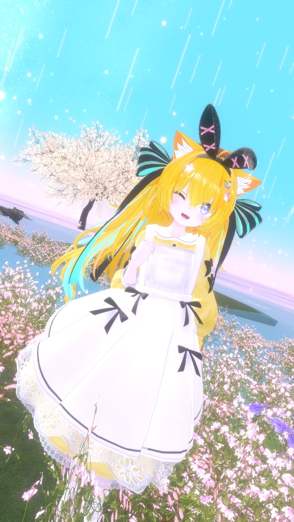 《41アバター対応衣装》ベルチェックワンピース