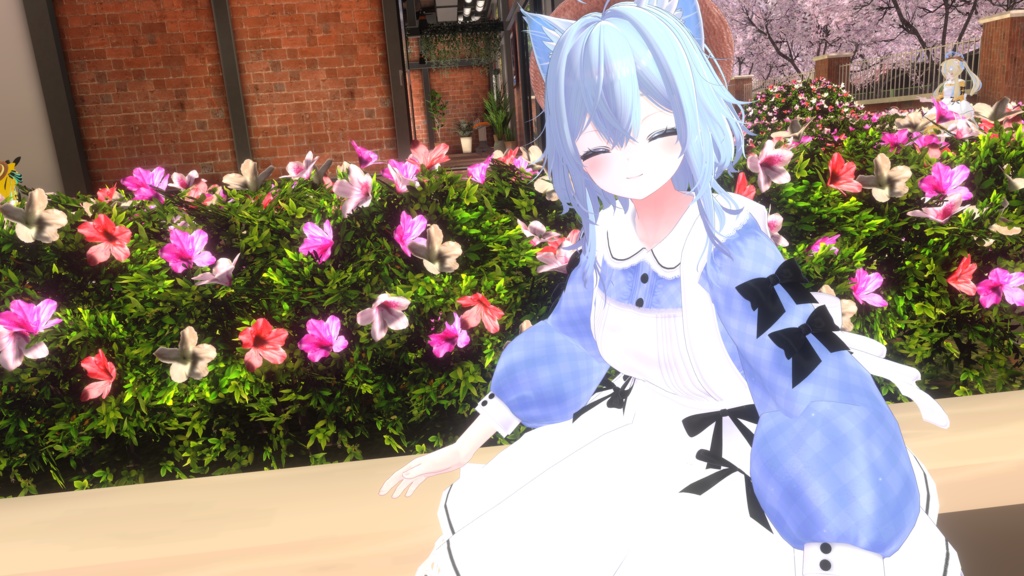 《41アバター対応衣装》ベルチェックワンピース