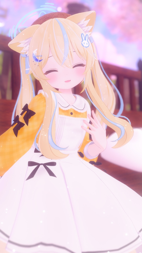 《41アバター対応衣装》ベルチェックワンピース