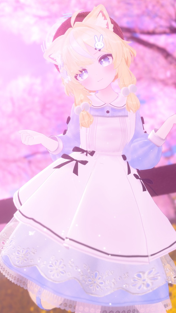 《41アバター対応衣装》ベルチェックワンピース