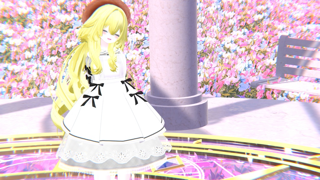 《41アバター対応衣装》ベルチェックワンピース