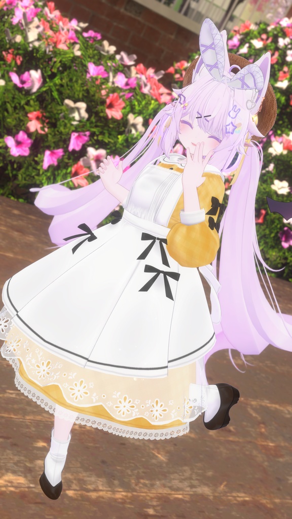 《41アバター対応衣装》ベルチェックワンピース