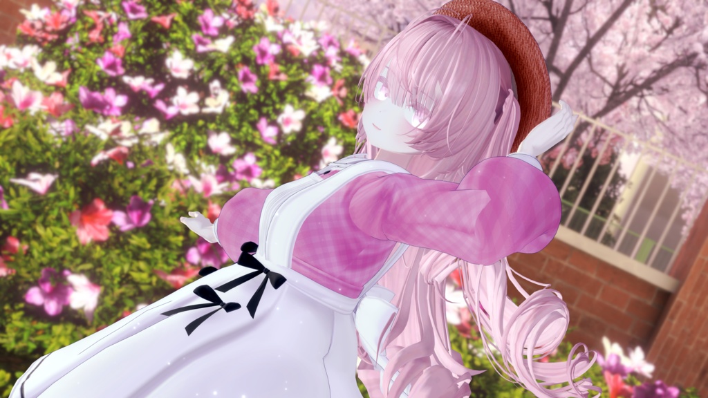 《41アバター対応衣装》ベルチェックワンピース