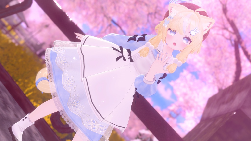 《41アバター対応衣装》ベルチェックワンピース