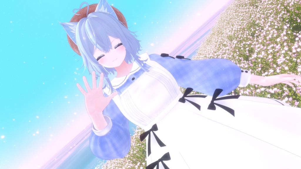 《41アバター対応衣装》ベルチェックワンピース