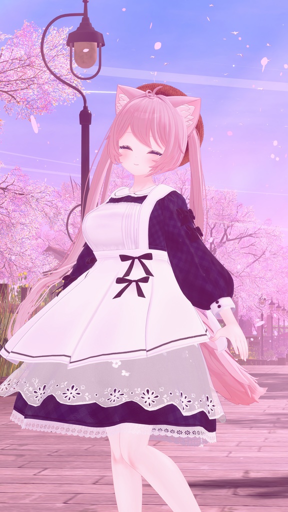 《41アバター対応衣装》ベルチェックワンピース