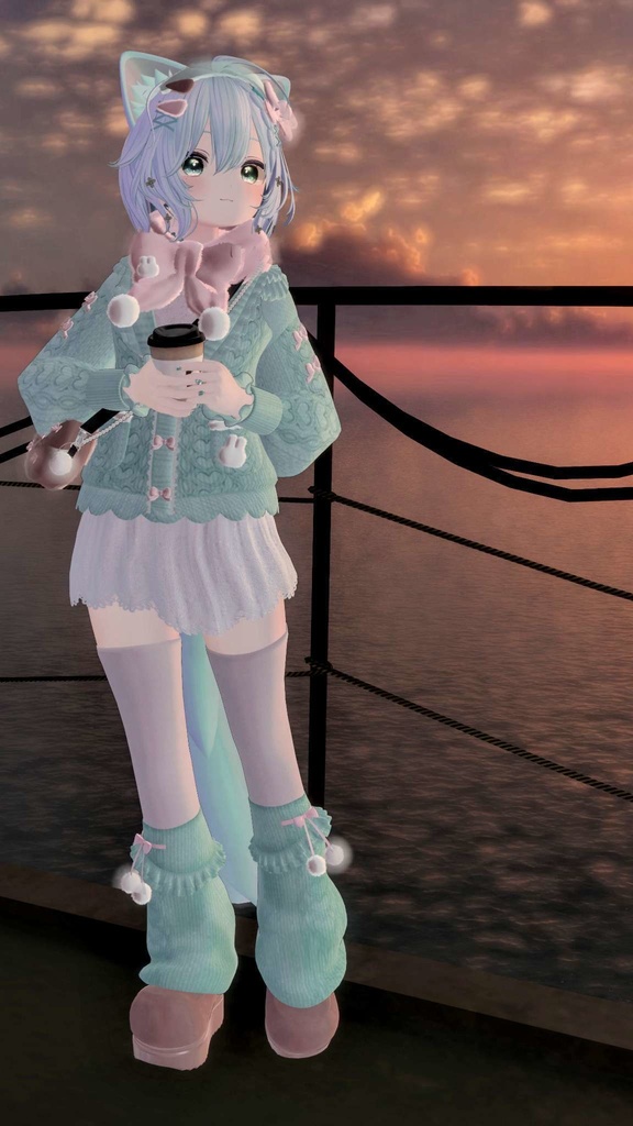 《43アバター対応衣装》モコットラテニット -MocottoLatteKnit-《~12/12までセール中!》