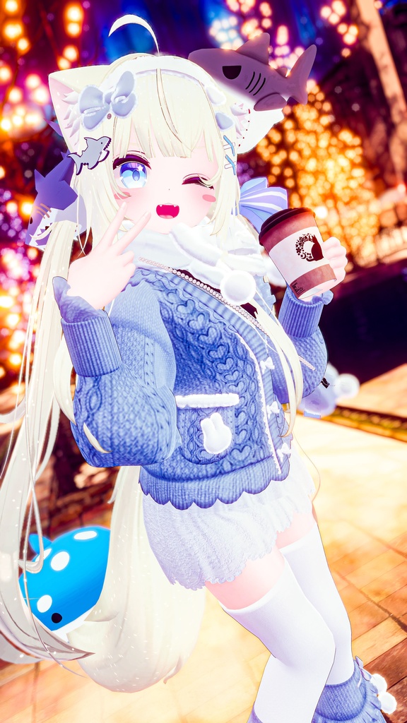 《43アバター対応衣装》モコットラテニット -MocottoLatteKnit-《~12/12までセール中!》