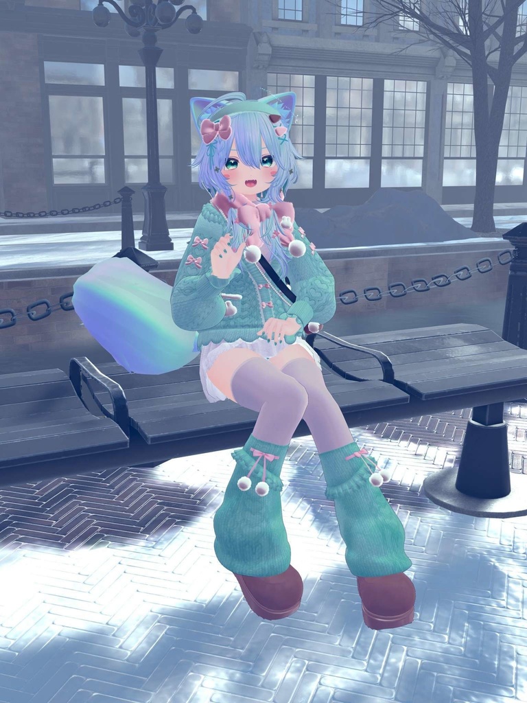 《43アバター対応衣装》モコットラテニット -MocottoLatteKnit-《~12/12までセール中!》