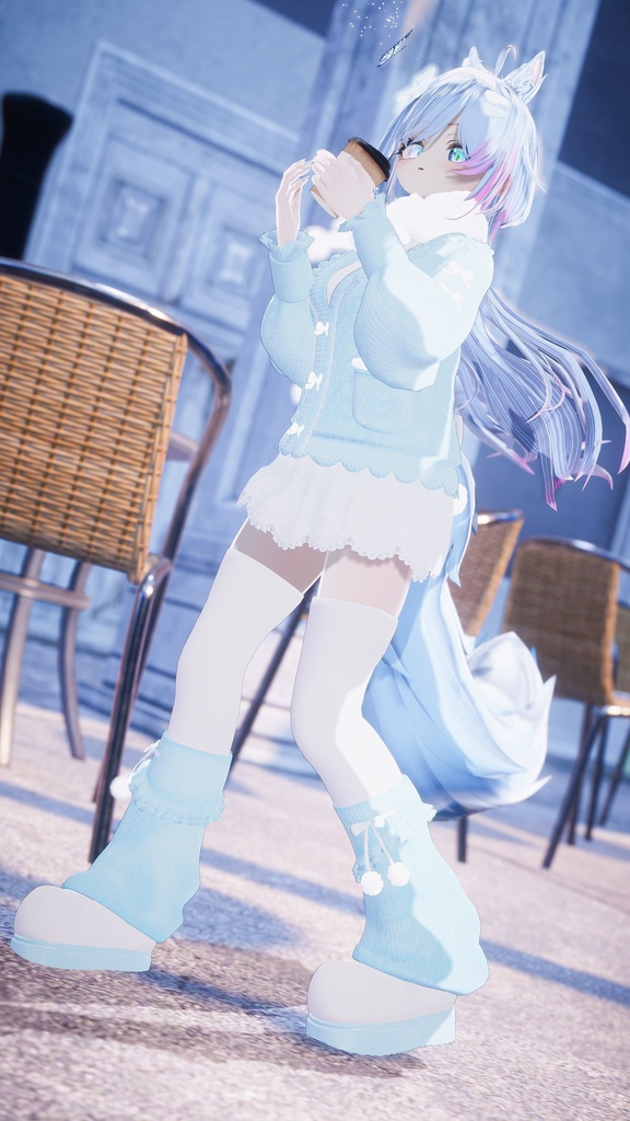 《43アバター対応衣装》モコットラテニット -MocottoLatteKnit-《~12/12までセール中!》