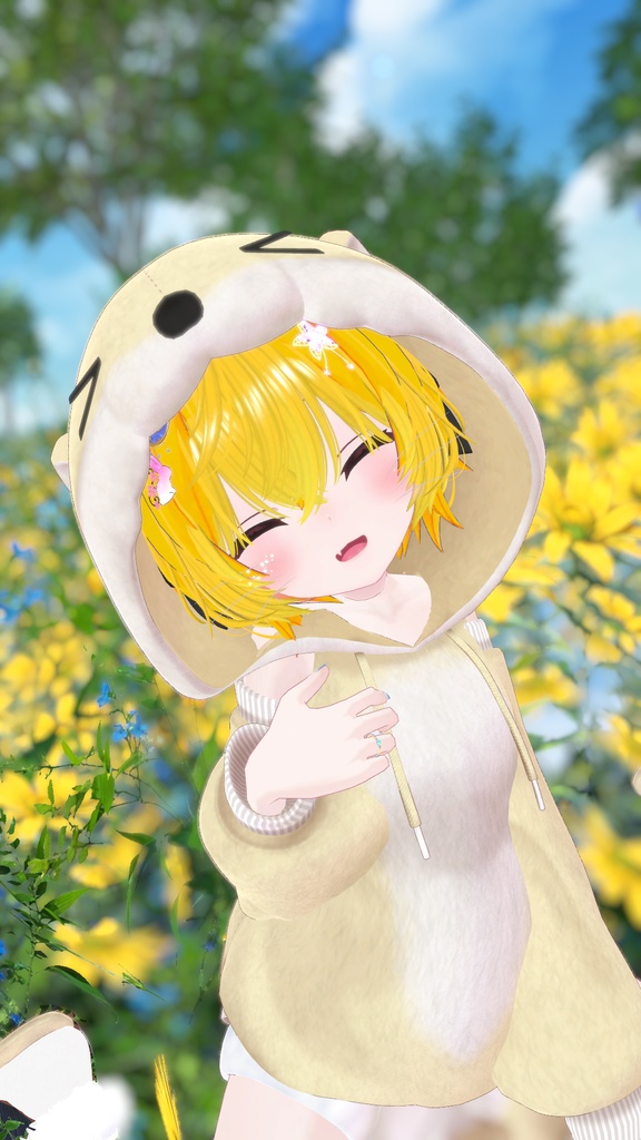 《40アバター対応衣装》カワウソパーカー -KawausoParker-《~2/6までSALE中!》