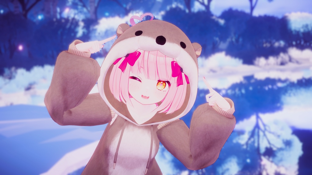 《40アバター対応衣装》カワウソパーカー -KawausoParker-《~2/6までSALE中!》