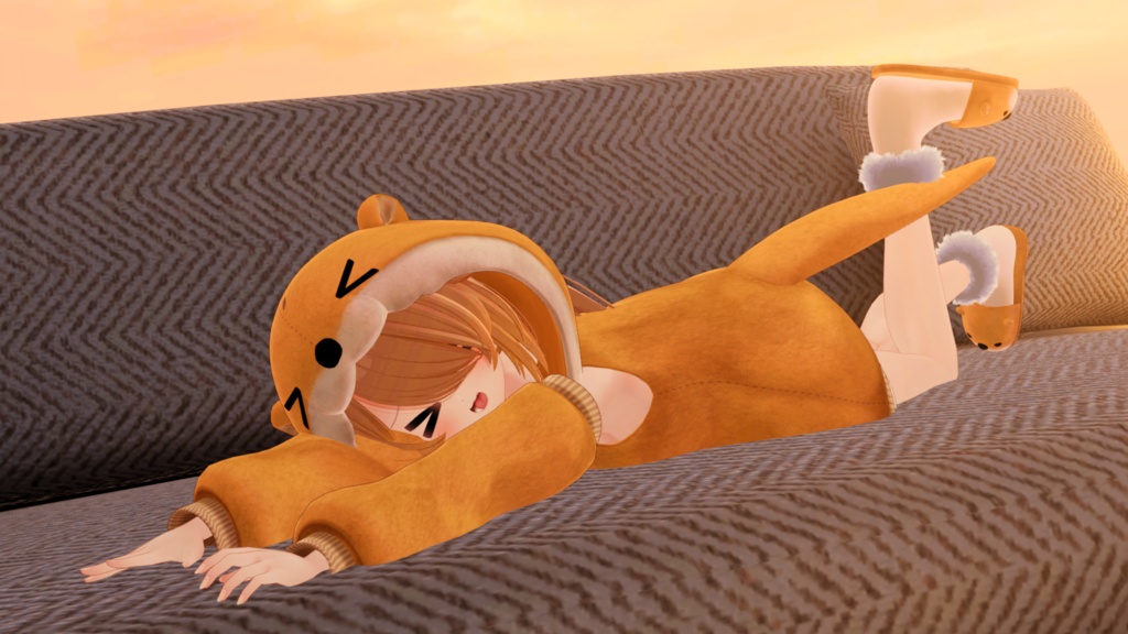 《40アバター対応衣装》カワウソパーカー -KawausoParker-《~2/6までSALE中!》