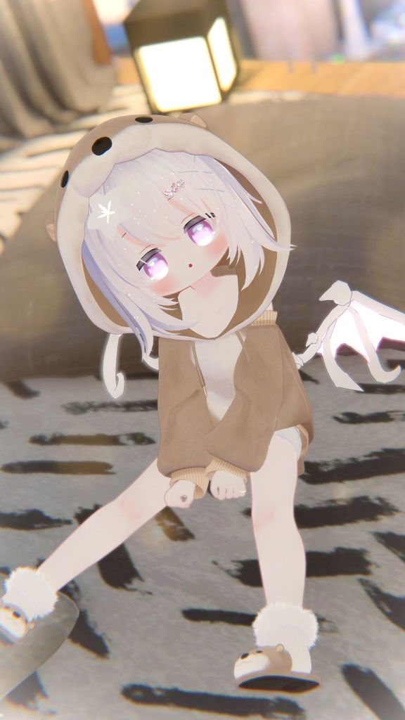 《40アバター対応衣装》カワウソパーカー -KawausoParker-《~2/6までSALE中!》