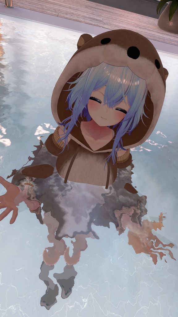 《40アバター対応衣装》カワウソパーカー -KawausoParker-《~2/6までSALE中!》