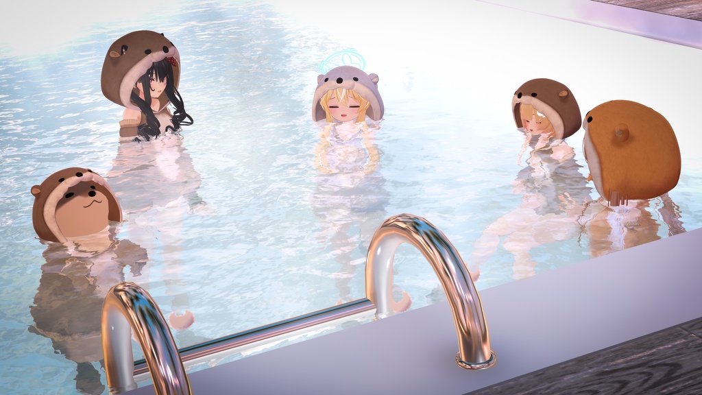 《40アバター対応衣装》カワウソパーカー -KawausoParker-《~2/6までSALE中!》