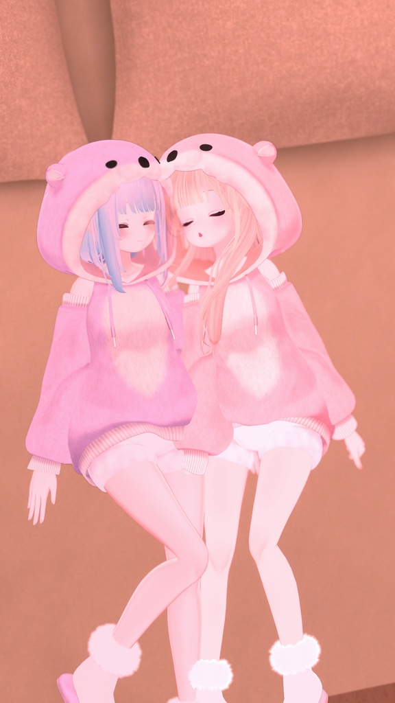 《40アバター対応衣装》カワウソパーカー -KawausoParker-《~2/6までSALE中!》