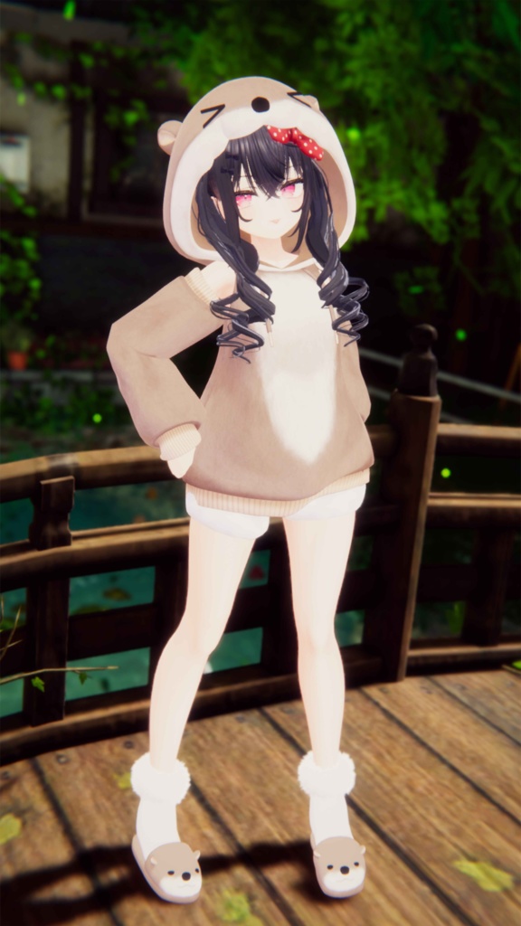 《40アバター対応衣装》カワウソパーカー -KawausoParker-《~2/6までSALE中!》