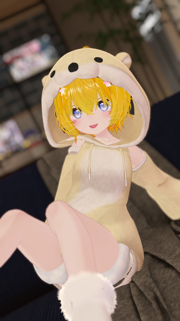 《40アバター対応衣装》カワウソパーカー -KawausoParker-《~2/6までSALE中!》