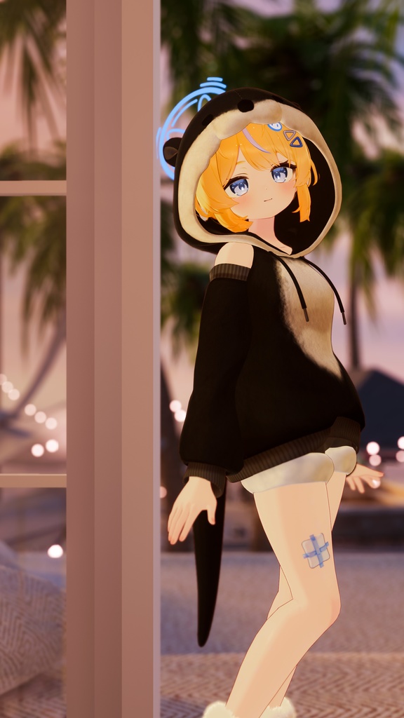 《40アバター対応衣装》カワウソパーカー -KawausoParker-《~2/6までSALE中!》