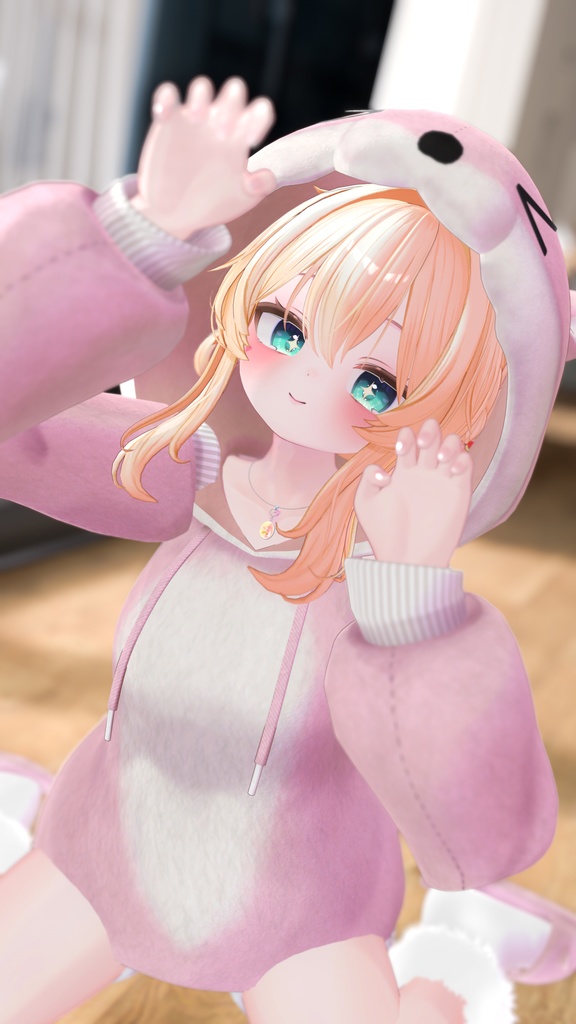 《40アバター対応衣装》カワウソパーカー -KawausoParker-《~2/6までSALE中!》