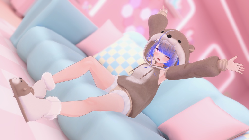 《40アバター対応衣装》カワウソパーカー -KawausoParker-《~2/6までSALE中!》